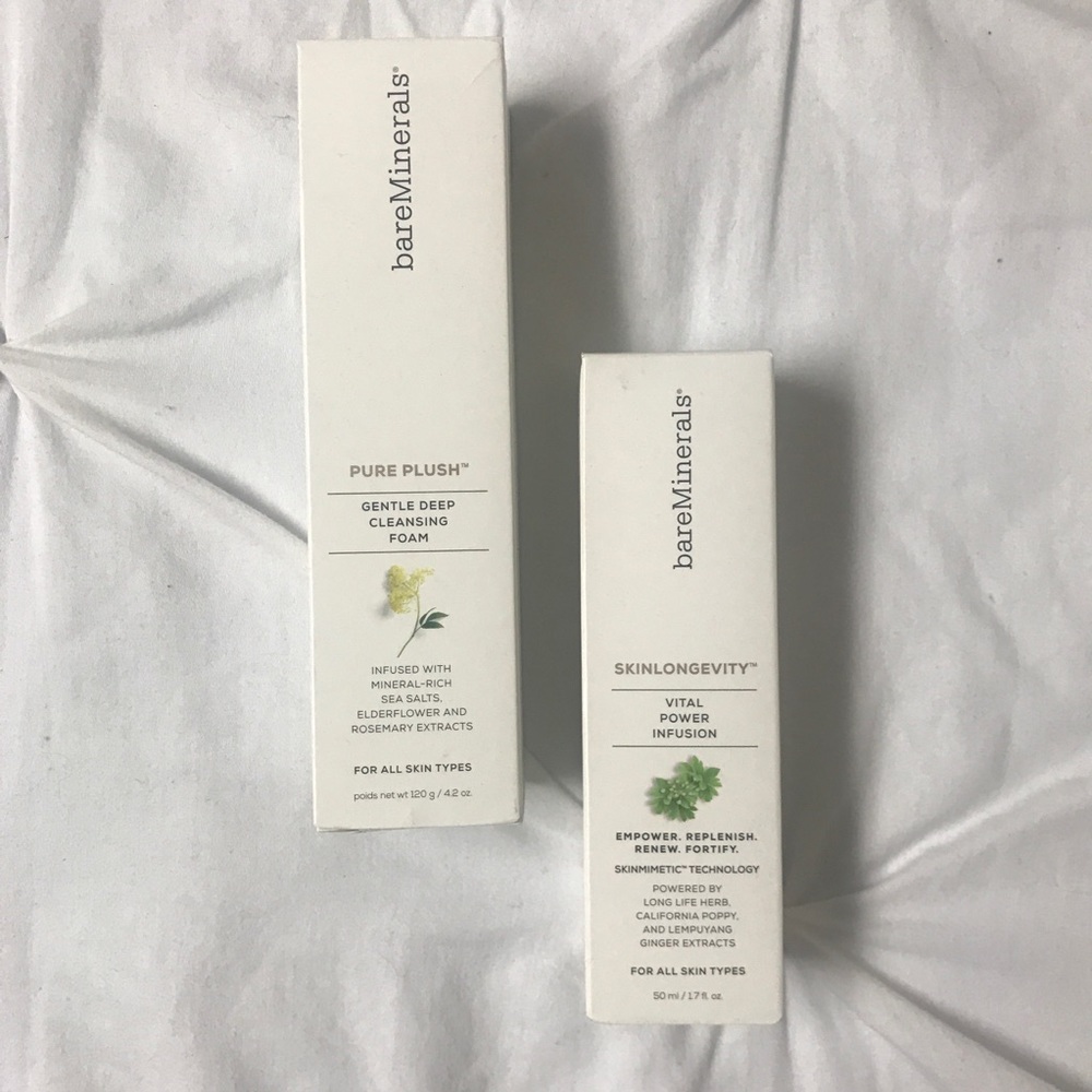 ❗️SOLD❗️NEW bareMinerals Cleansing Foam + Serum